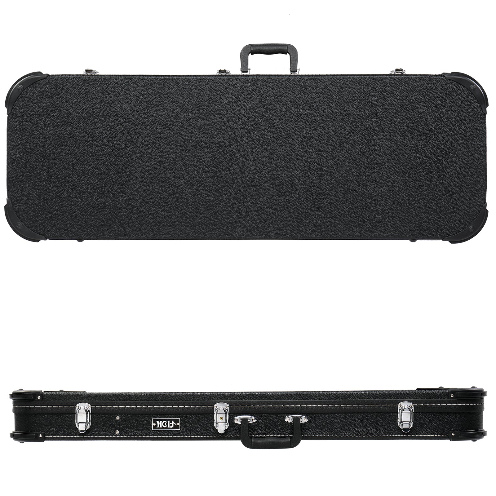 Szzzp Electric Guitar Square Hard Case with Protective Sleeve Fits ST TL Burning fire 170 Style Electric Guitar