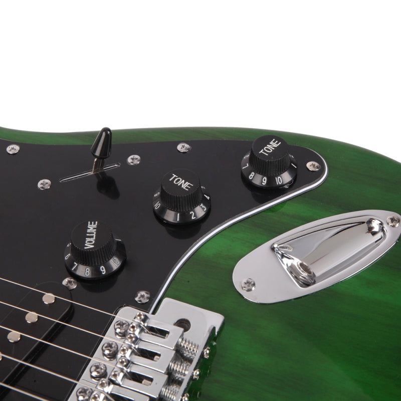 Glarry GST Electric Guitar - Green