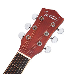 Glarry GT501 40 Inch Cutaway Auditorium Acoustic Guitar Matte Spruce Front Folk - Sunset