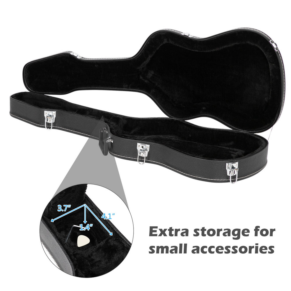 Szzzp Hard-Shell Electric Guitar Case Flat Surface Black suit for GST, GTL