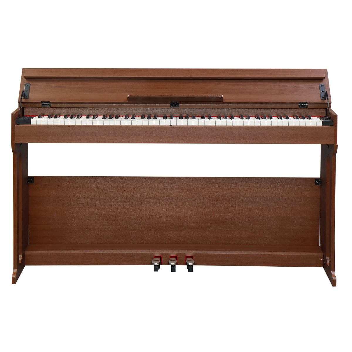 Szzzp GDP-107 88 Key Standard Full Weighted Keyboards Digital Piano with Furniture Stand, Audio and MIDI Bluetooth, Triple Pedals, Headphone，for Black Walnut