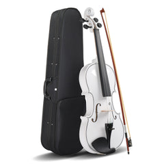 Szzzp Full Size 4/4 Violin Set for Adults Beginners Students with Hard Case,Violin Bow,Shoulder Rest,Rosin,Extra Strings and Sordine