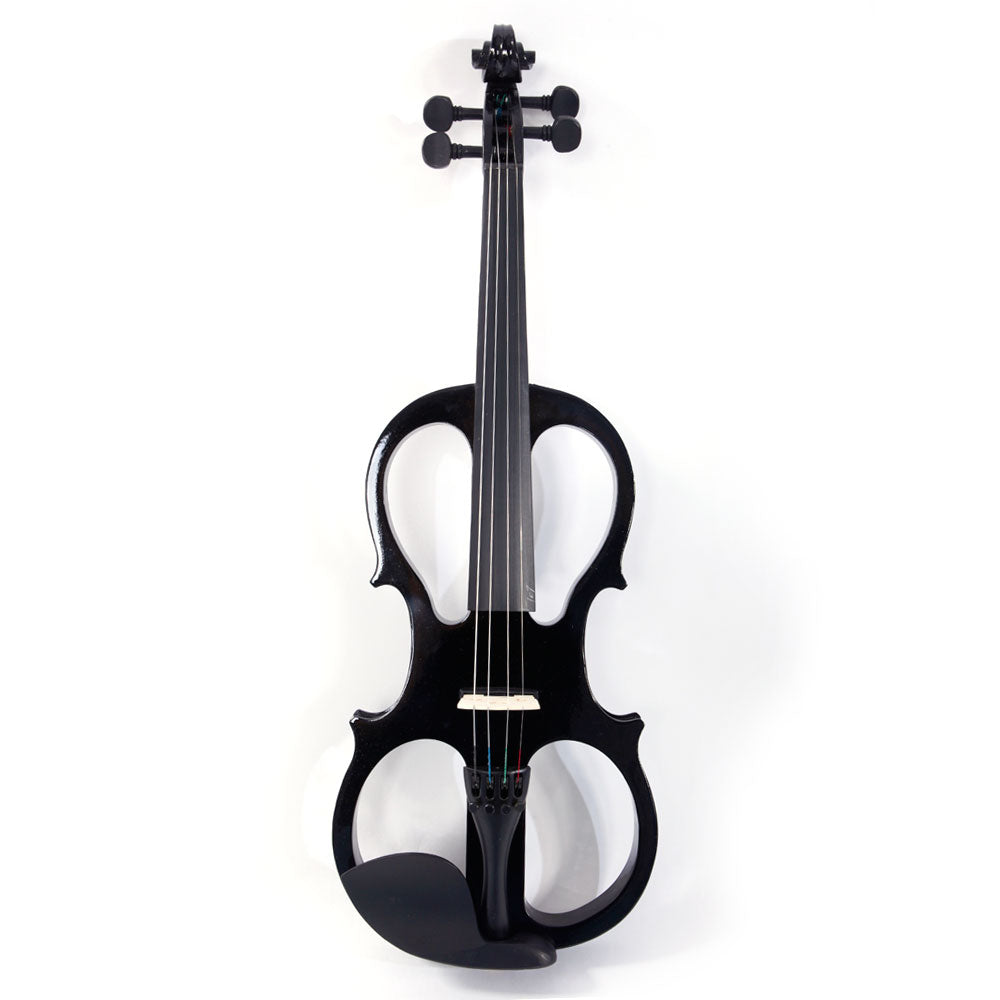 Szzzp 4/4 Electric Silent Violin Case Bow Rosin Headphone Connecting