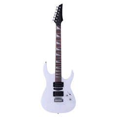 Szzzp Novice Entry Level 170 Electric Guitar HSH Pickup Bag Strap Paddle Rocker Cable Wrench Tool - White