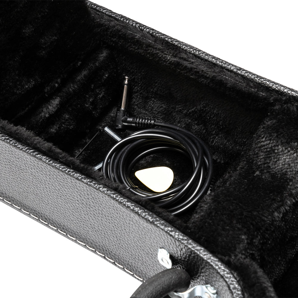 Szzzp High-End Fine-Grain PU Leather Hard Case for 335 Style Semi-Hollow & Hollowbody Electric Guitar