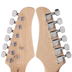 Szzzp ST Stylish Electric Guitar with Black Pickguard Dark Blue