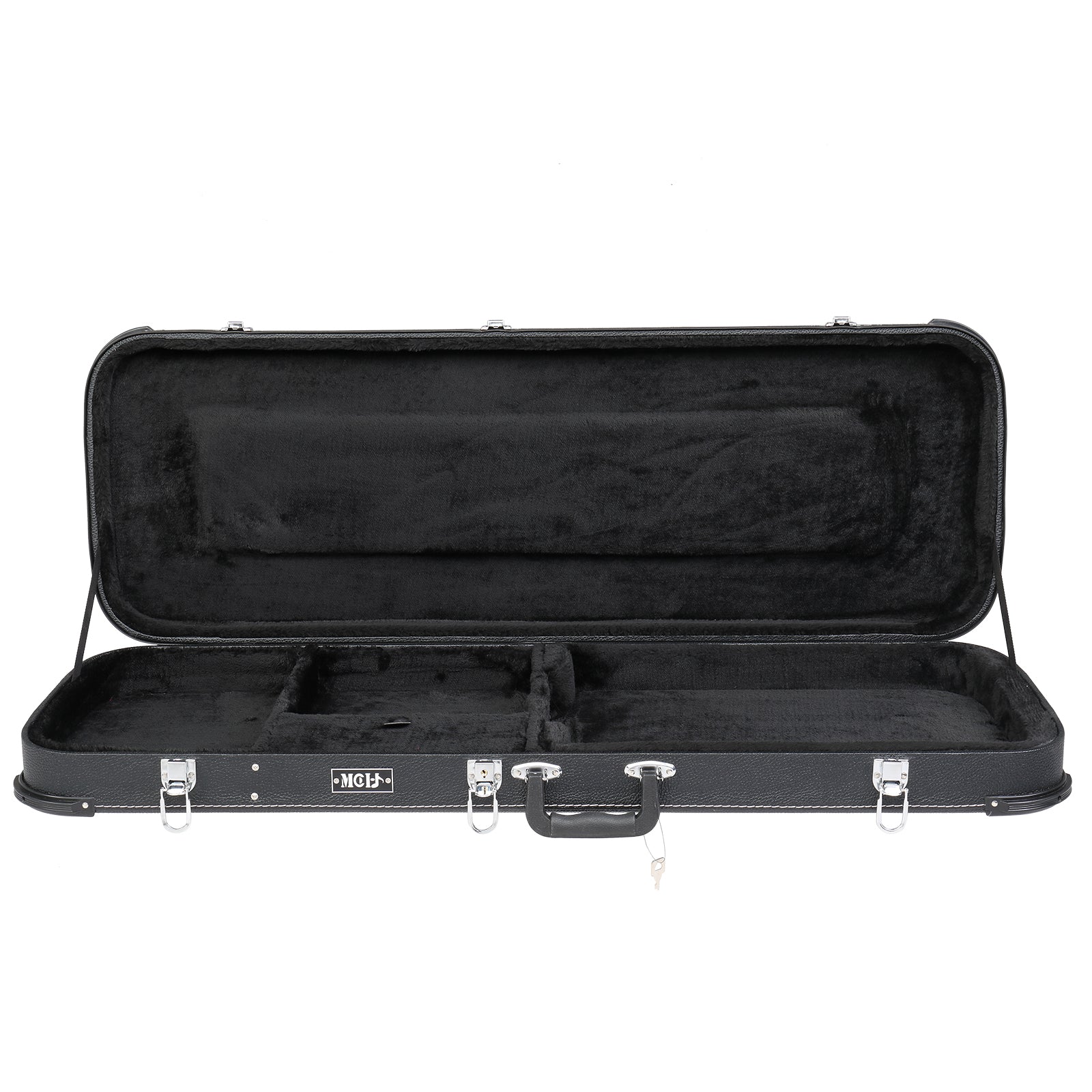 Szzzp Electric Guitar Square Hard Case with Protective Sleeve Fits ST TL Burning fire 170 Style Electric Guitar