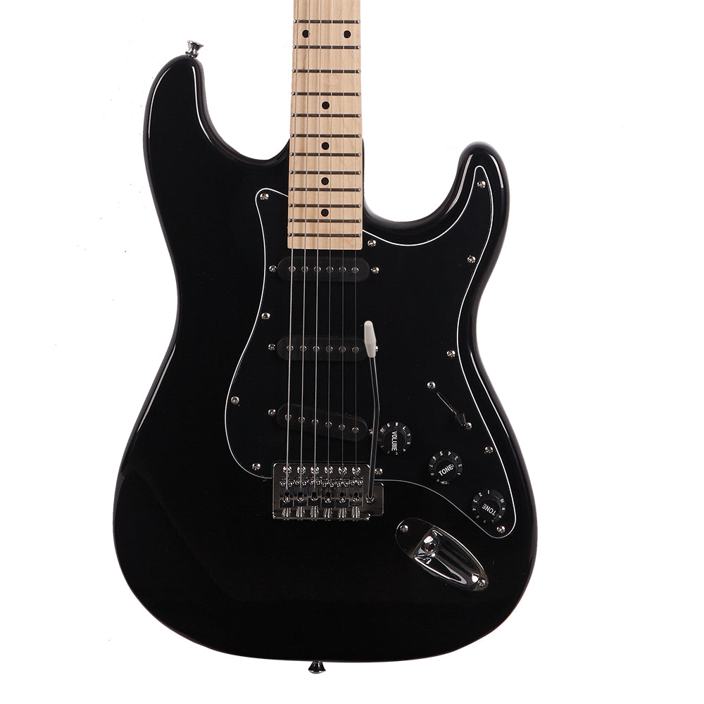 Szzzp ST Stylish Electric Guitar with Black Pickguard Black