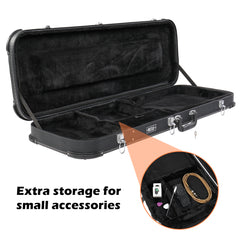 Szzzp Electric Guitar Square Hard Case with Protective Sleeve Fits ST TL Burning fire 170 Style Electric Guitar