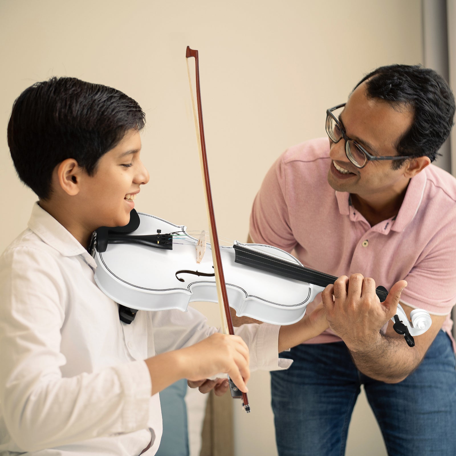 Szzzp Full Size 4/4 Violin Set for Adults Beginners Students with Hard Case,Violin Bow,Shoulder Rest,Rosin,Extra Strings and Sordine