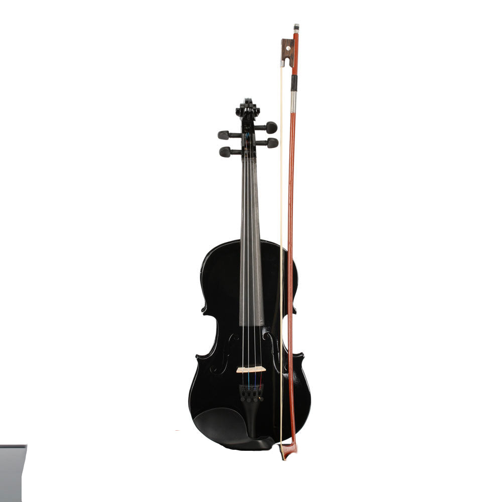 Szzzp  3/4 Acoustic Violin Case Bow Rosin Black