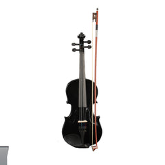 Szzzp  3/4 Acoustic Violin Case Bow Rosin Black