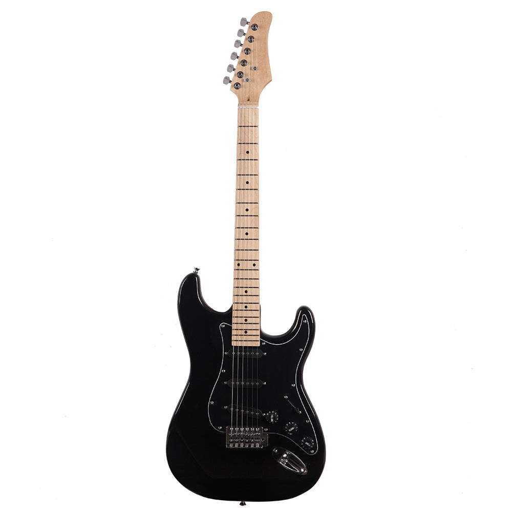 Szzzp ST Stylish Electric Guitar with Black Pickguard Black