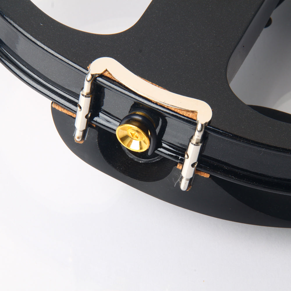 Szzzp 4/4 Electric Silent Violin Case Bow Rosin Headphone Connecting