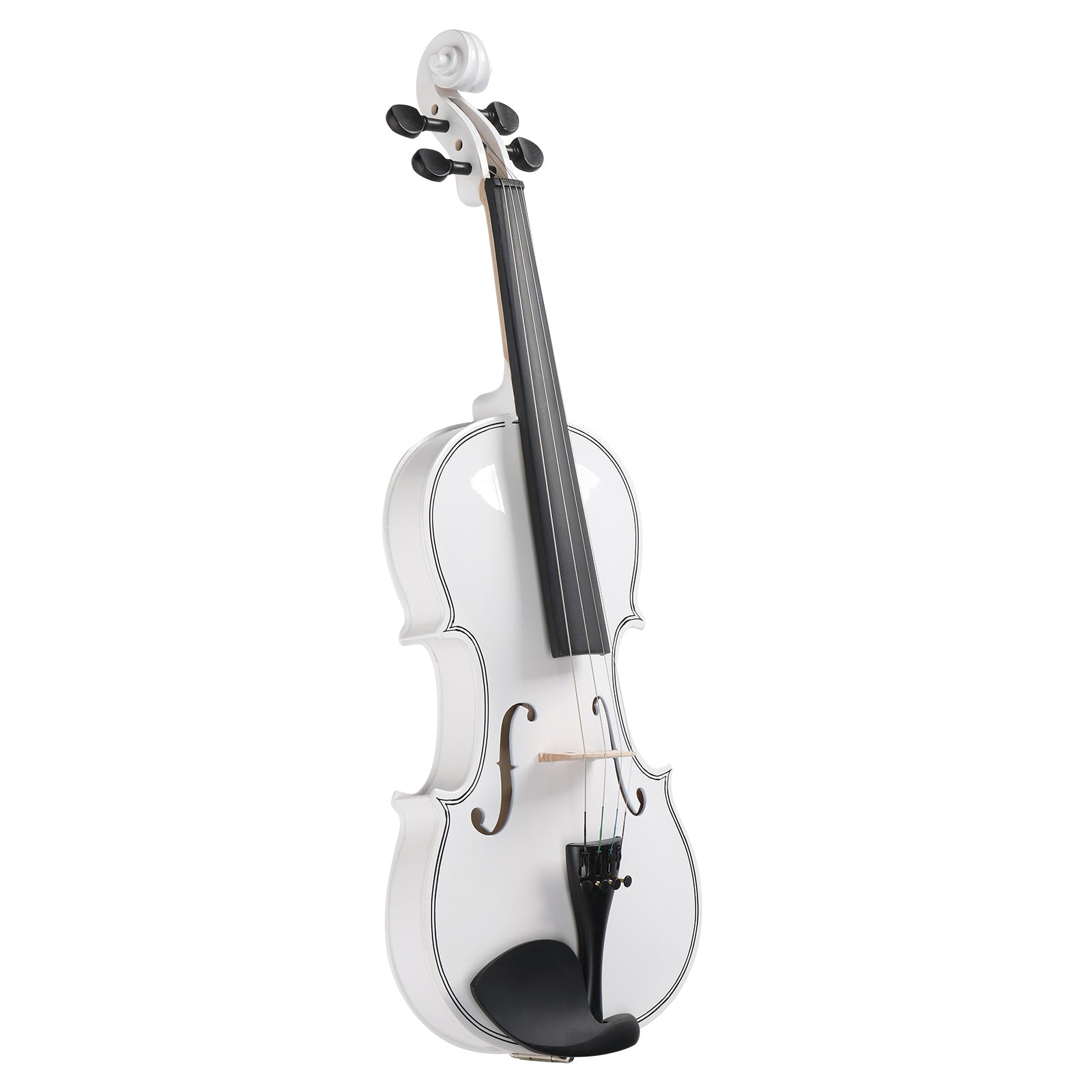 Szzzp Full Size 4/4 Violin Set for Adults Beginners Students with Hard Case,Violin Bow,Shoulder Rest,Rosin,Extra Strings and Sordine