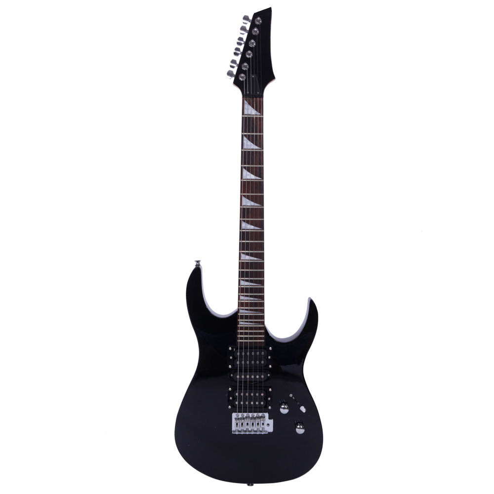 Szzzp Novice Entry Level 170 Electric Guitar HSH Pickup Bag Strap Paddle Rocker Cable Wrench Tool - Black