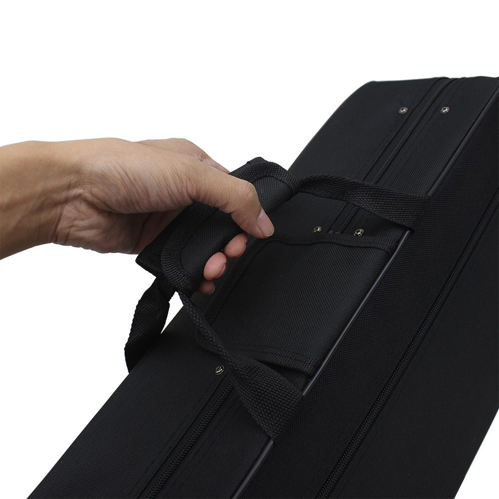 Szzzp Small Sized Oxford Cloth Box with Straps for Instruments Black