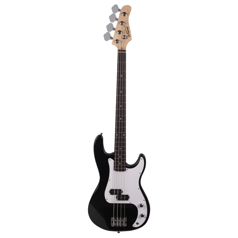 Glarry GP Electric Bass Guitar Black w/ 20W Amplifier - Black