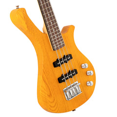 Glarry GW101 36in Kid's Electric Bass Guitar - Yellow