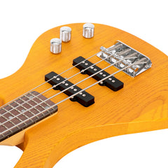 Glarry GW101 36in Kid's Electric Bass Guitar - Yellow