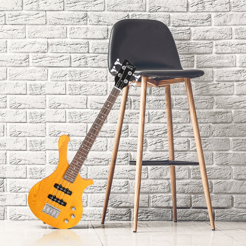 Glarry GW101 36in Kid's Electric Bass Guitar - Yellow
