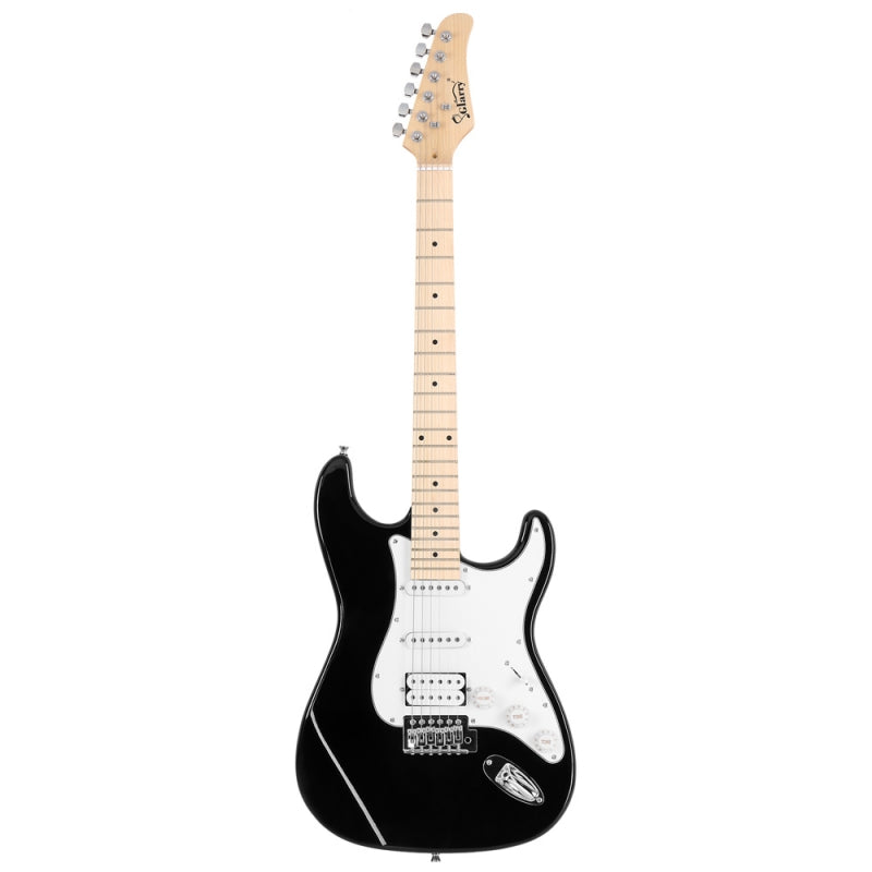 Glarry GST Electric Guitar HSS Pickups w/20W Amplifier - Black