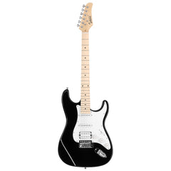 Glarry GST Electric Guitar HSS Pickups w/20W Amplifier - Black