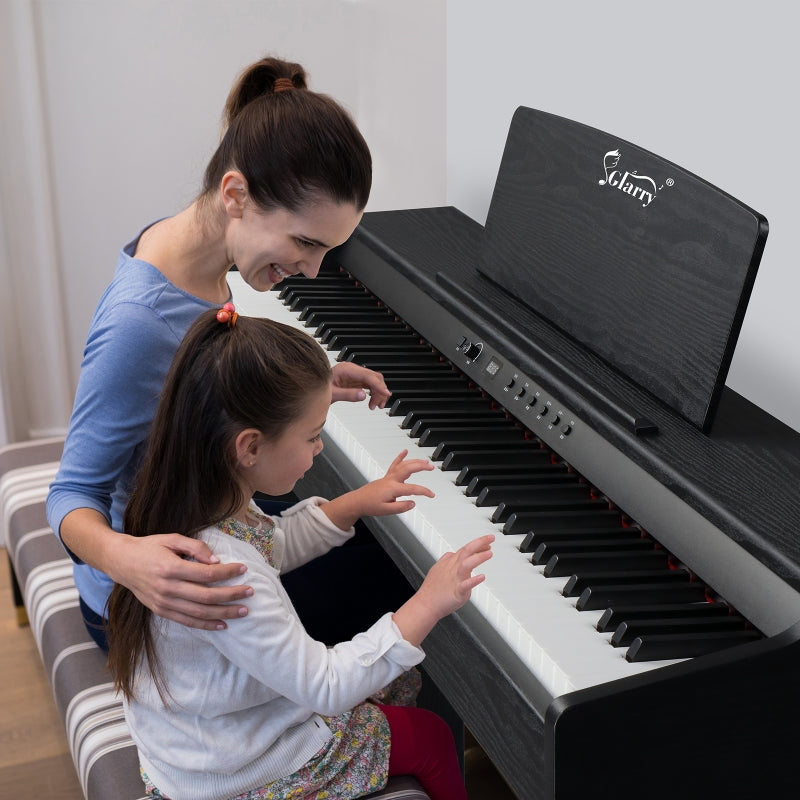 Glarry GDP-105 88-Key Home Full Weighted Keyboards Hammer-action Keyboard Digital Piano - Black