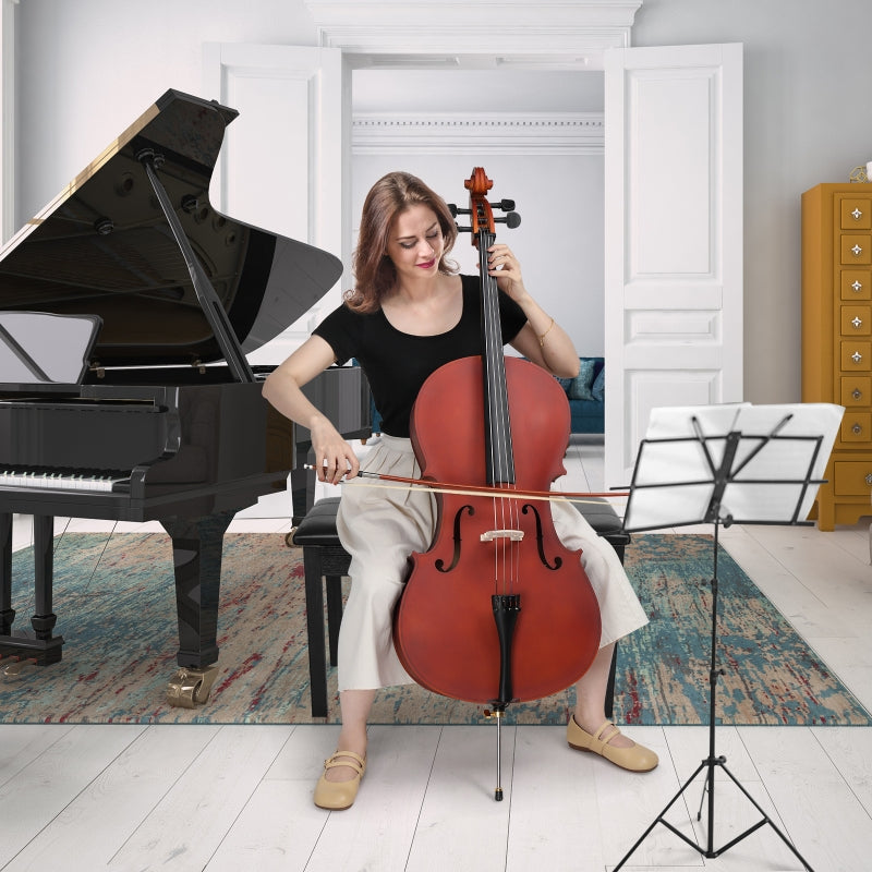 Glarry GC101 4/4 Full-Size Acoustic Cello - Matte