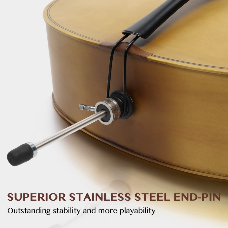 Glarry GC101 4/4 Full-Size Acoustic Cello - Golden